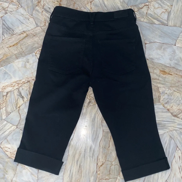 Stretch Slim Flare High Rise Short Jean Pants 8L - Picture 8 of 14